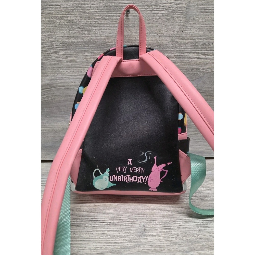 Loungefly Disney Alice in Wonderland Tea Party Mini Backpack E2 - Picture 2 of 5